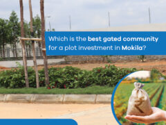Which is the best gated community for a plot investment in Mokila?