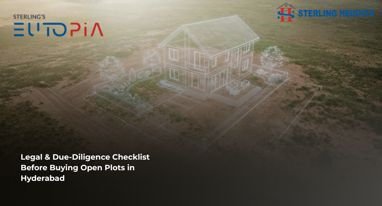 Legal due diligence checklist before buying open plots in hyderabad
